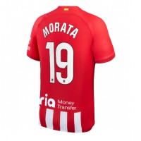 Camiseta Atletico Madrid Alvaro Morata #19 Primera Equipación 2023-24 manga corta